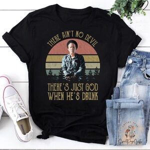 Retro Tom Waits Music Icons Classic T-Shirt, There Ain_t No Devil Shirt